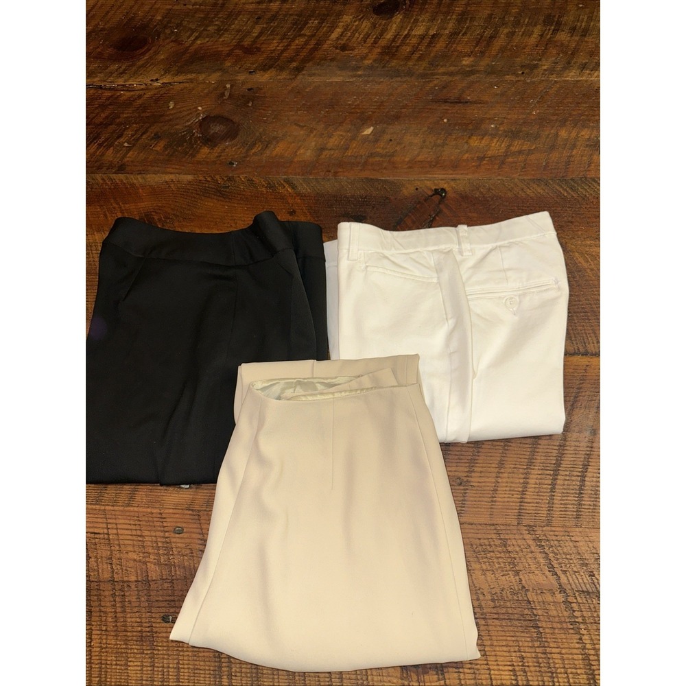 Lot of three women's snacks and Taylor Isaac Mizrahi and Talbots size 6